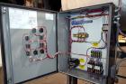 Used Precision Boilers Deaerating Designs Duplex Boiler Feed System, Model BF500D135-3. Unit consists of (1) Horizontal tank, (2) Goulds pumps, model 2SVB1H2J6, each driven by a 3hp, 3/60/208-230/460...