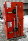 Used Viessman Horicell Hot Water Storage Tank, 316 stainless steel. (1) 120 gallon horizontal tank, rated 150 psi. Heat exchanger capacity 4.5 gallons, rated 195 psi at 248 degrees F.