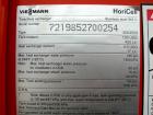Used Viessman Horicell Hot Water Storage Tank, 316 stainless steel. (1) 120 gallon horizontal tank, rated 150 psi. Heat exchanger capacity 4.5 gallons, rated 195 psi at 248 degrees F.
