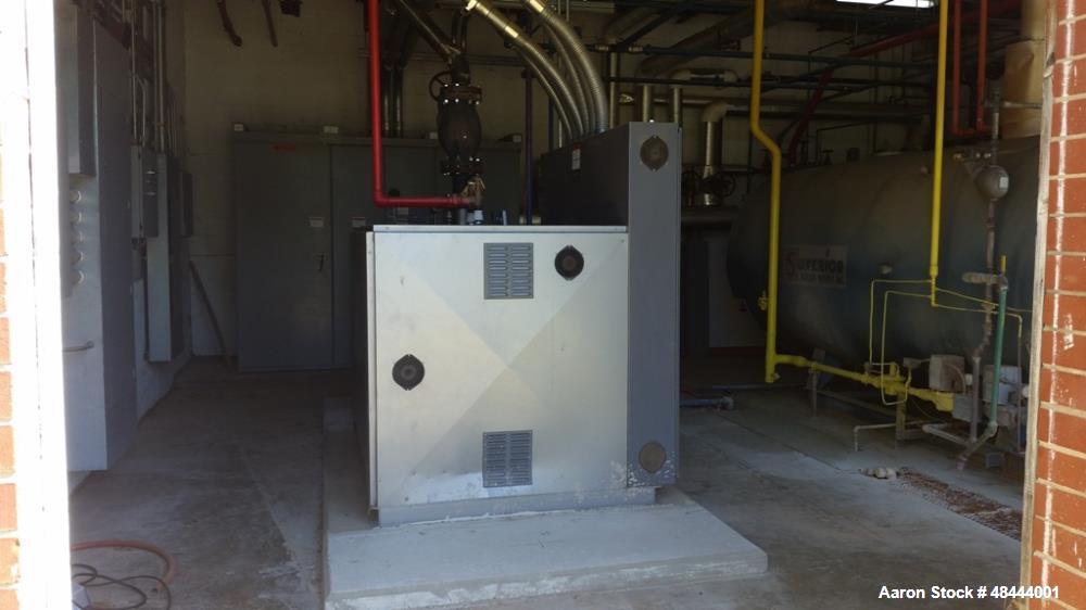 Used Lattner Electric Boiler, Model 1400HS. 5026 lbs. max steam capacity. 150 psi, 140 hp, 480 volt, 1684 amps, 3 phase. Mfg. 2007.