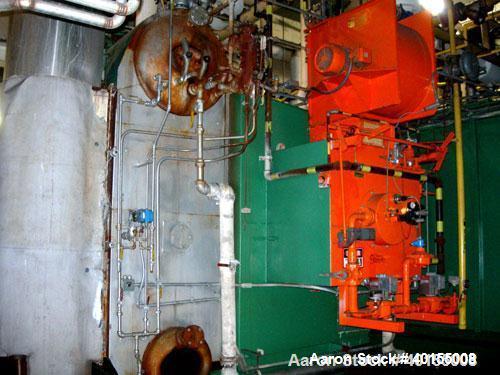Used:  Babcock and Wilcox water tube boiler, 20,000 pounds per hour at 250 psig design pressure. 2253 square feet heating surface. Built 1964.
