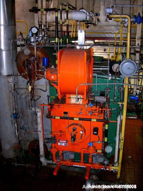 Used:  Babcock and Wilcox water tube boiler, 20,000 pounds per hour at 250 psig design pressure. 2253 square feet heating surface. Built 1964.