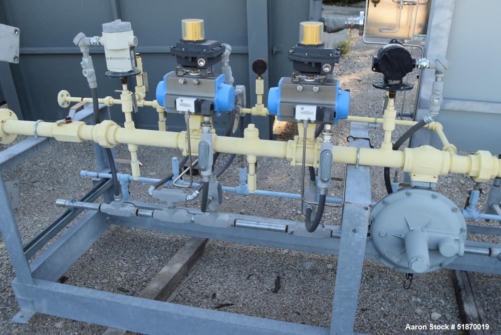 Unused- Born HDO Direct Fired Heater. Operating conditions 805 psig at 390 degress F., radiant tube bare surface area 345 square feet. With a Maxon Ovenpak burner, gas train and panel. Last used In B...