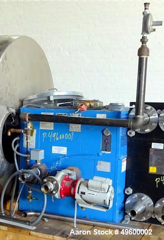Usado- Caldera de agua caliente a gas Lochinvar, modelo CWN0985PM. Presión máxima de trabajo 160 psi. Calificación de entrad...
