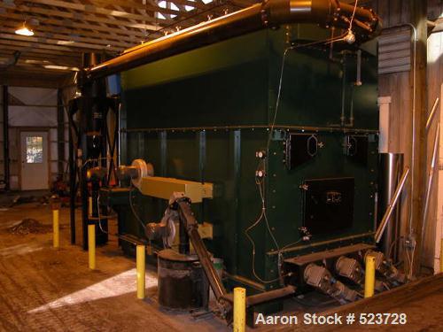 USED: Challenger wood chip fired hot water boiler manufactured by Advanced Recycling Equipment. Two million btu output. Burns greenchips, etc up to 50% moisture content. Highly efficient operationpro...