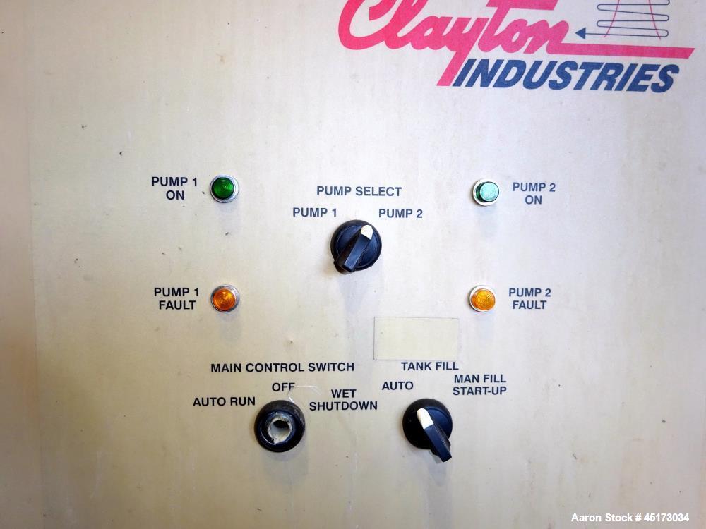 Used- Clayton Industries Steam Generator, Model EG-504-1-FMB.