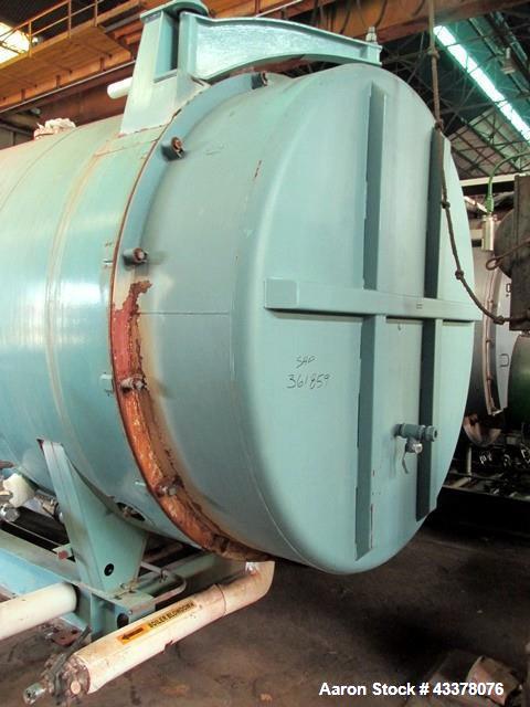 Used- Cleaver Brooks 500hp Packaged Steam Boiler, Model CB-100-500-150. Rated up to 17,250 pounds of steam per hour, 16.74 m...