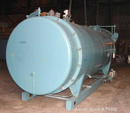 USED: Cleaver Brooks model CB1200350015 packaged firetube boiler. 350 hp, input 14,288,100 btu/hr. 12075 #/hr of steam at 212 deg F.1750 sq ft heating surface fireside, 1932 waterside. Four passdryba...