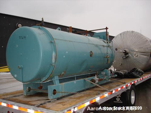 USED: Cleaver Brooks packaged firetube boiler, model CB700-80. 80 hp, input 3,350,000 btu/hour. 2760#/hour of steam at 212 deg F, 400 square feet heating surface fireside, 441 waterside, 150 psig des...