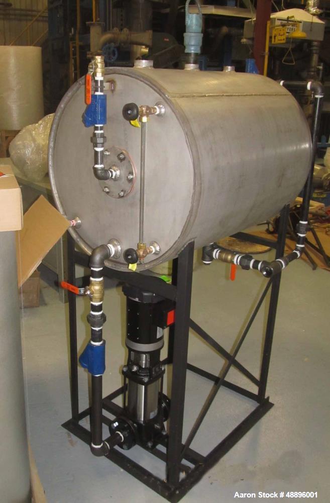 Used-Columbia Vertical, Tubeless, 3 Pass Design Steam Boiler, Model CT-35.