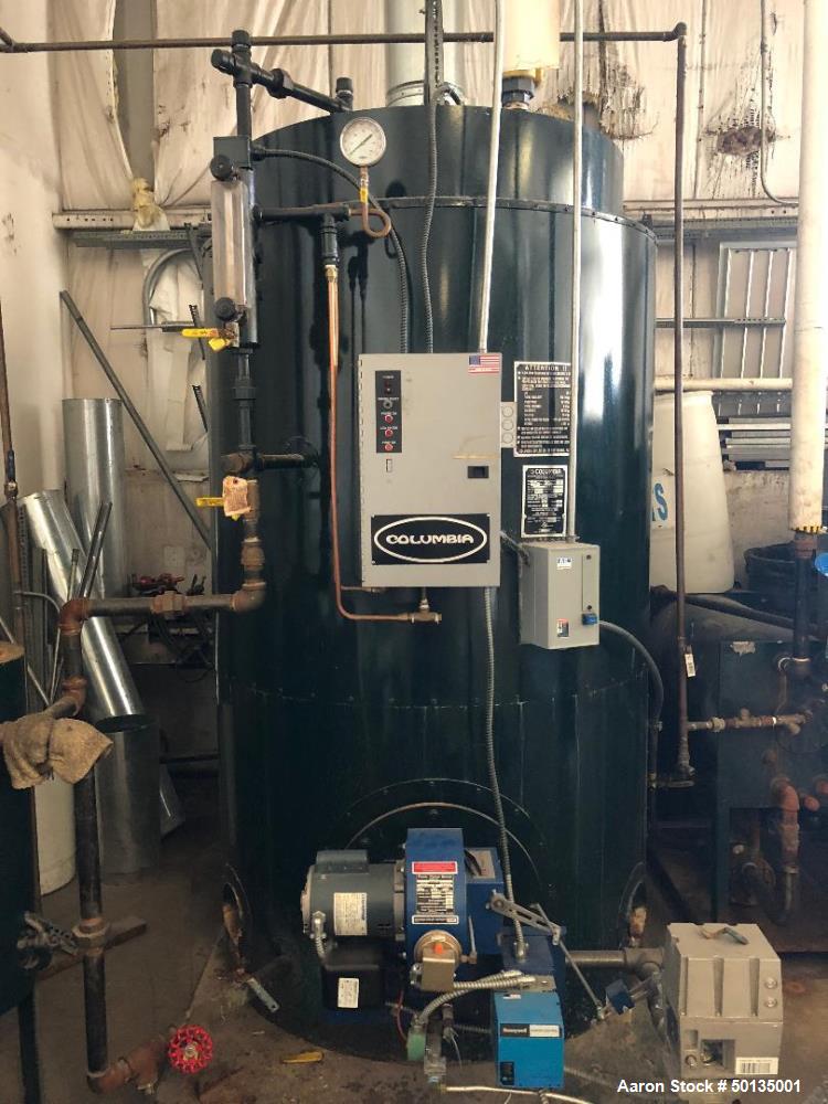 Used- Columbia Boiler, Model CT-50.