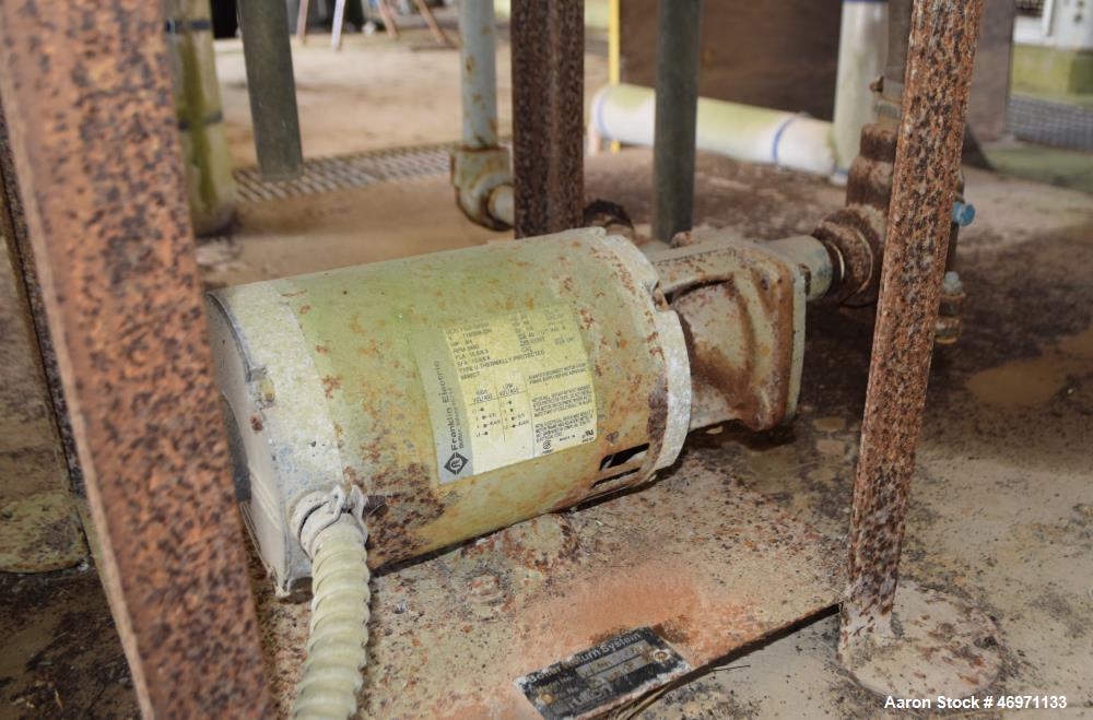 Used Fulton Fuel Fired Steam Boiler, Model FB-015-A. Boiler hp 15, 150 psi, rated 518 pound per hour, Includes control panel, and a boiler return system with pump. National Board# 78698, built 1997.