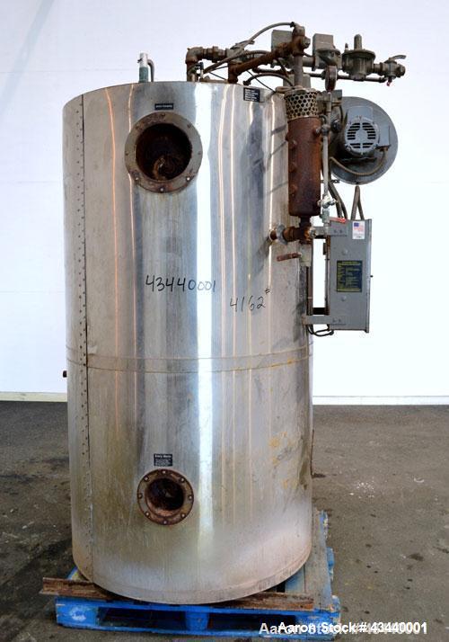 Used Fulton Gas Fired Steam Boiler, Model FB-A-030