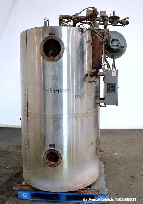 Used- Fulton Gas Fired Steam Boiler, Model FB-A-030