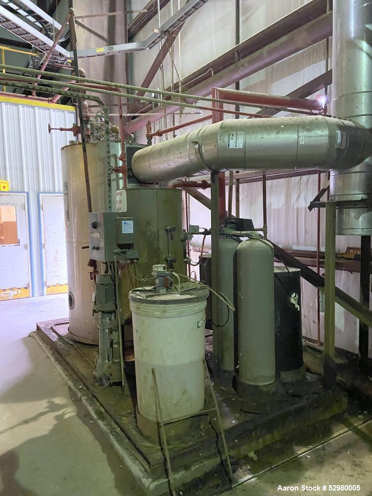 Used Fulton Fuel-Fired Steam Boiler, Model ICS60. Rated 2070 lbs/hour at 60hp. Natural gas.