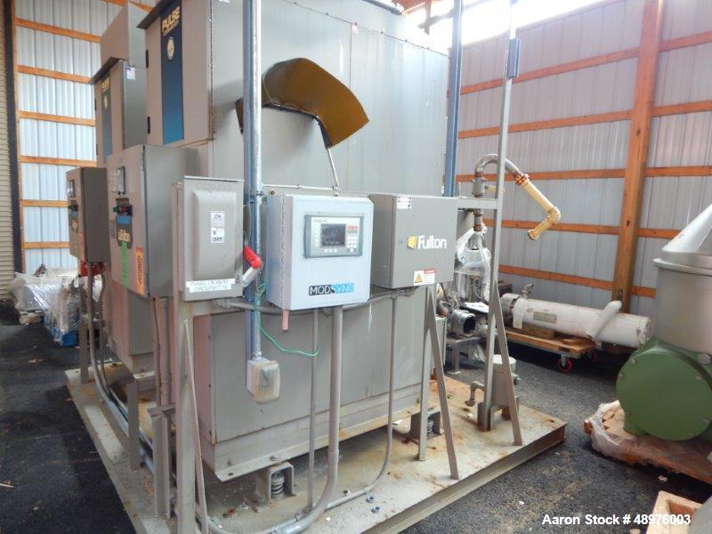 Used 2009 Fulton Rectangular Boiler, Model PHW-2000, BN 109562, Natural Gas Fi