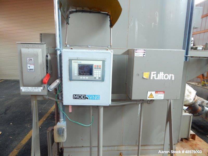 Used 2009 Fulton Rectangular Boiler, Model PHW-2000, BN 109562, Natural Gas Fi