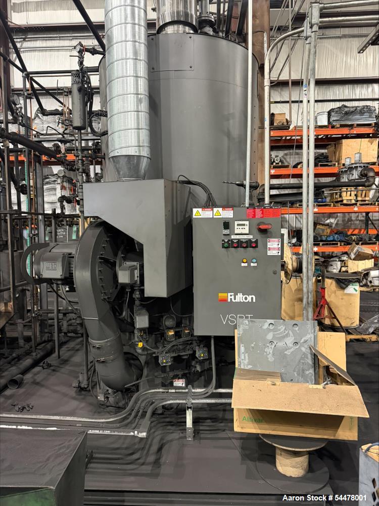 Unused Fulton VSRT-125 Steam Boiler | 125 HP Vertical Tubeless High Efficiency Boiler