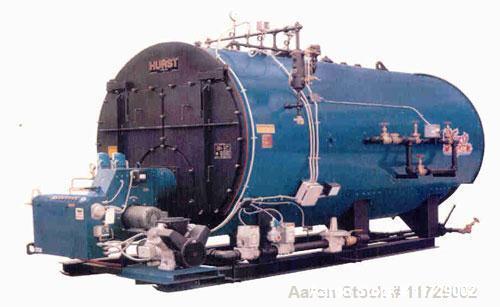 Unused-New 60 hp Hurst Semi-Wetback 3 Pass Package Firetube Boiler. 150 psig, DP model S4-GP2-60-150, capable of making 2,07...