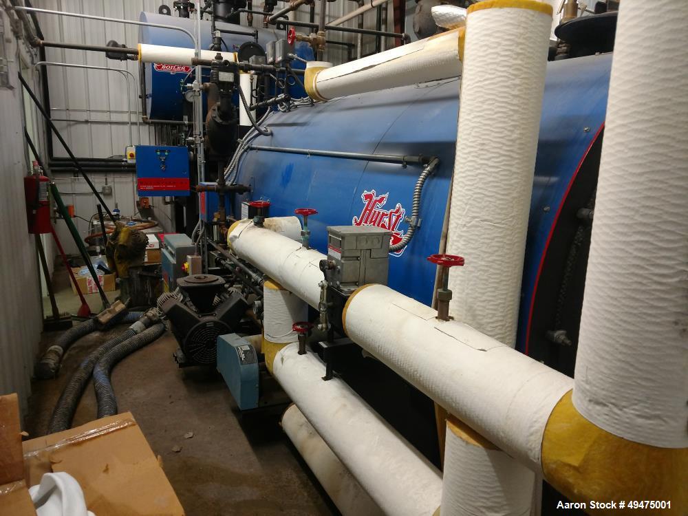 Used Hurst Firetube Boiler, Model S400GO10015