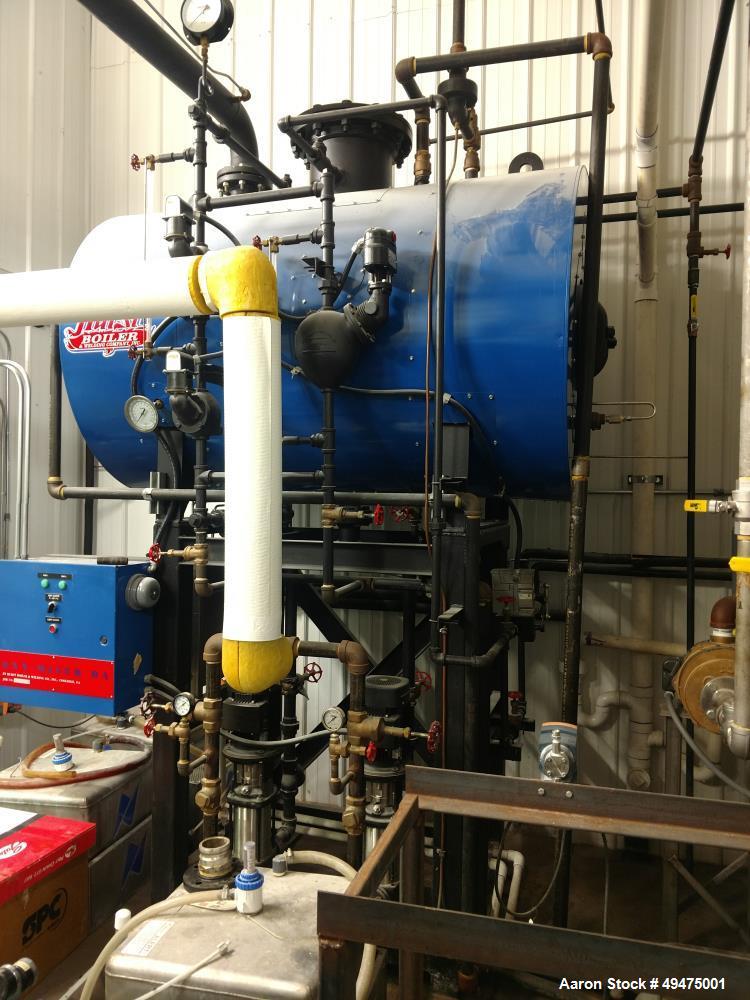 Used Hurst Firetube Boiler, Model S400GO10015