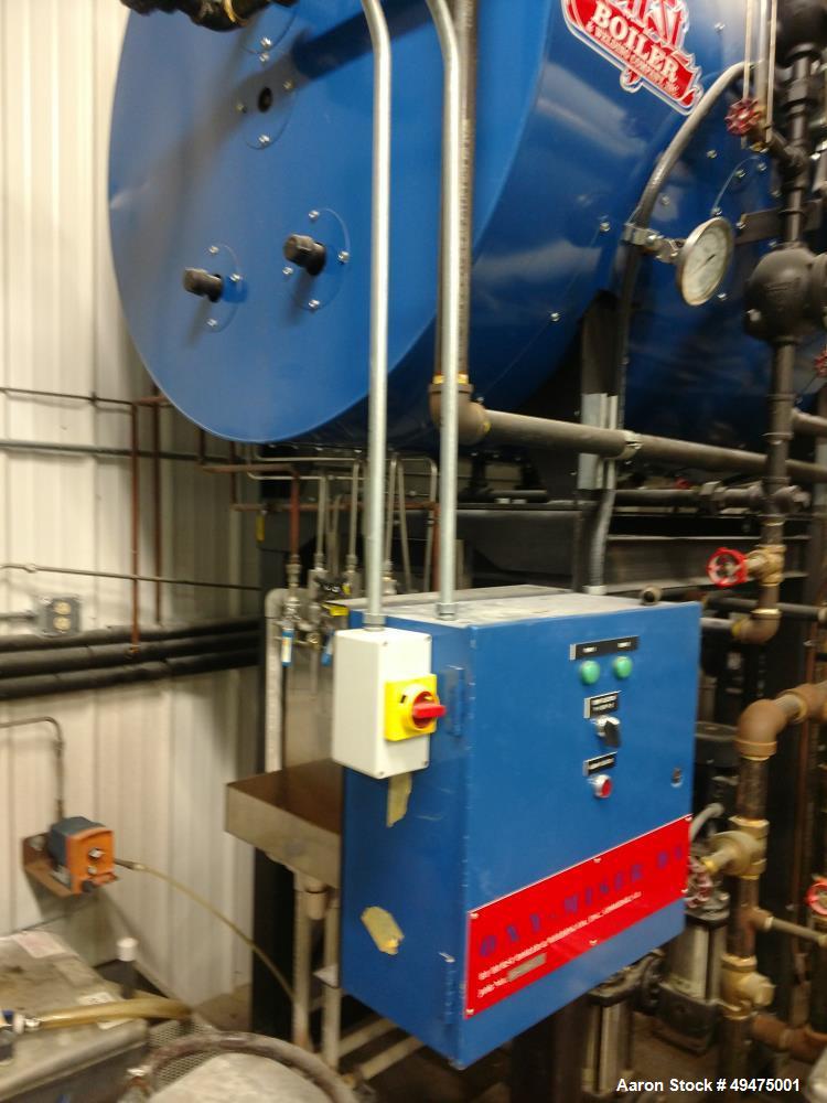 Used Hurst Firetube Boiler, Model S400GO10015