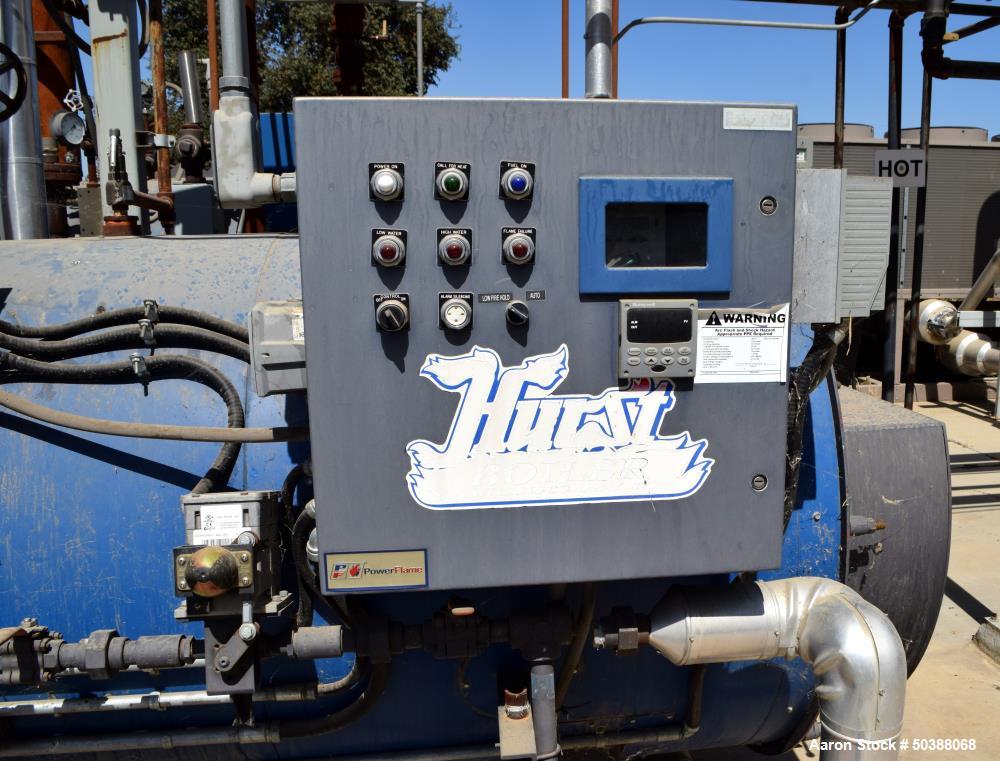 Used Hurst Boiler, 205 Square Feet Heating Surface. 1725 Steam Pounds per hour, maximum working pressure 300 psi. Serial# S205-300-1, National Board# 17206, built 2011. Includes a Power Flame Burner,...