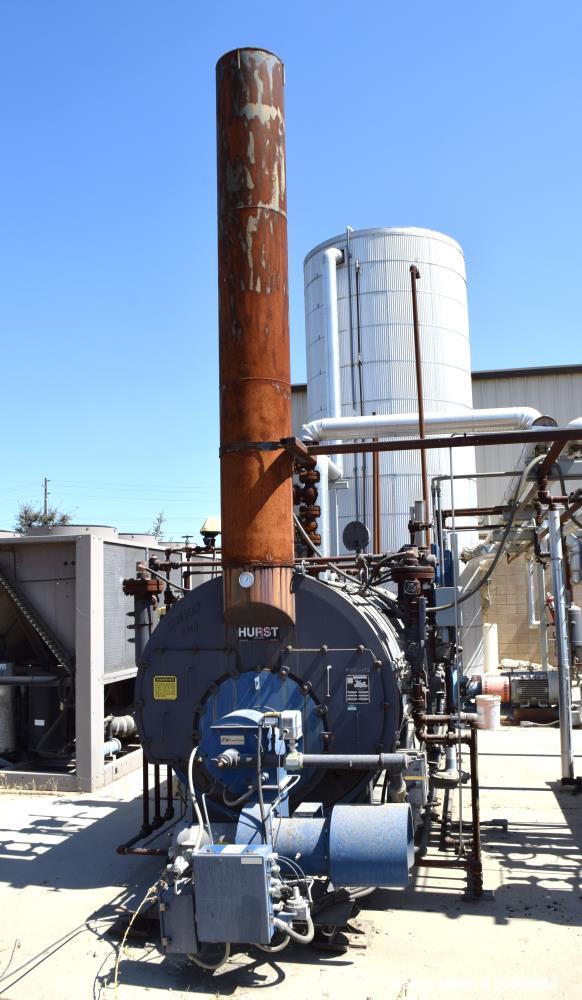 Used Hurst Boiler, 417 Square Feet Heating Surface. 4313 Steam Pounds per hour, maximum working pressure 300 psi. Serial# S417-300-1, National Board# 17575, built 2011. Includes a Power Flame Burner,...