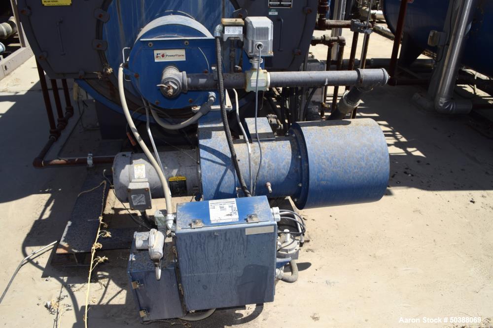 Used Hurst Boiler, 417 Square Feet Heating Surface. 4313 Steam Pounds per hour, maximum working pressure 300 psi. Serial# S417-300-1, National Board# 17575, built 2011. Includes a Power Flame Burner,...