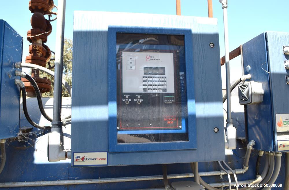 Used Hurst Boiler, 417 Square Feet Heating Surface. 4313 Steam Pounds per hour, maximum working pressure 300 psi. Serial# S417-300-1, National Board# 17575, built 2011. Includes a Power Flame Burner,...
