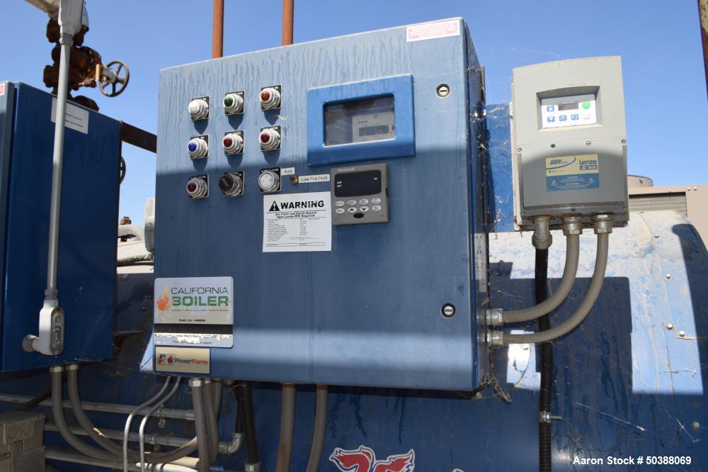 Used Hurst Boiler, 417 Square Feet Heating Surface. 4313 Steam Pounds per hour, maximum working pressure 300 psi. Serial# S417-300-1, National Board# 17575, built 2011. Includes a Power Flame Burner,...