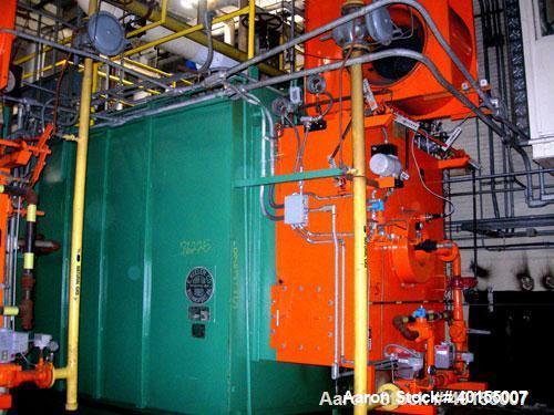 Used:  E Keeler water tube boiler, 40,000 pounds an hour at 200 psig design pressure. WWHS 494, BHS 2976. Built 1975.