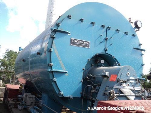 Used Kewanee Boiler, Model 891701.  15 Psi operating pressure, 300 hp, rated 10043, 12,000 lb per hour, natural gas.