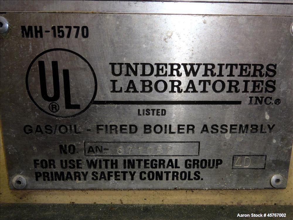 Used Miura Boiler Co. Ltd, Model EX-300
