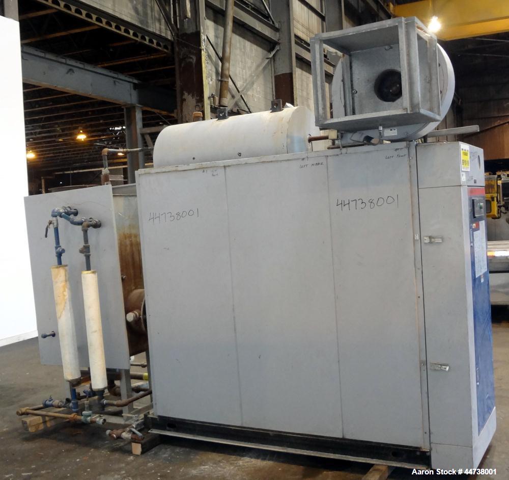 Used Miura Natural Gas Fired Steam Boiler, Model LX-100, Serial# 46S421417. Utilization horsepower 100, heating surface 248 square feet, maximum pressure 170 psi, design temperature 400 degrees F., m...