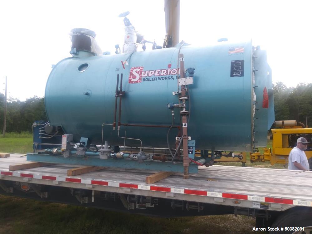 Used 2014 Superior Packaged Steam Boiler.