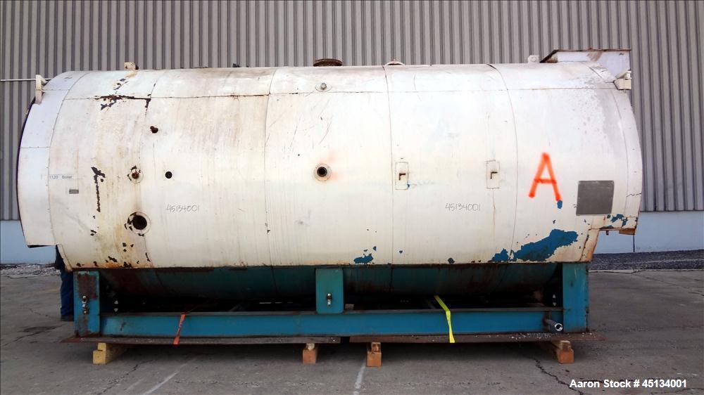 Used York & Shipley Global 700 HP Packaged Firetube Steam Boiler, Model 5112-53