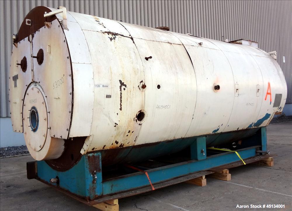 Used York & Shipley Global 700 HP Packaged Firetube Steam Boiler, Model 5112-53