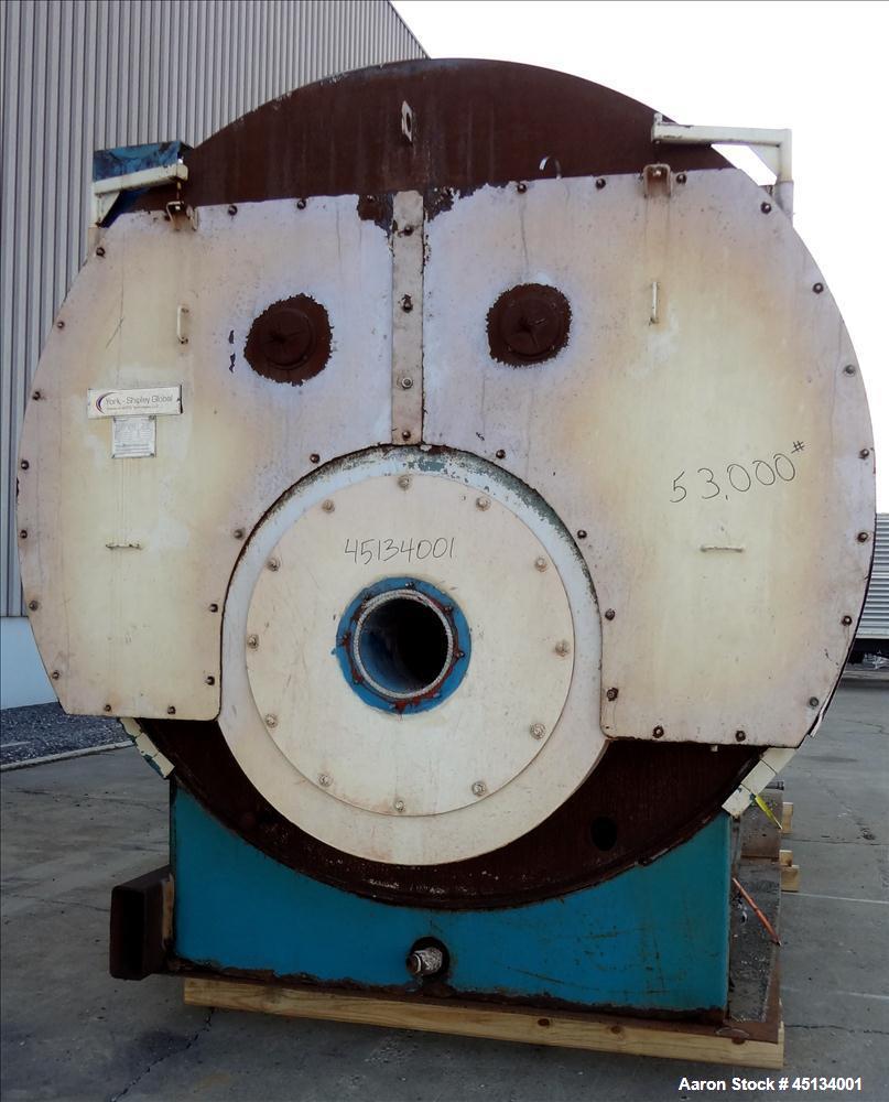 Used York & Shipley Global 700 HP Packaged Firetube Steam Boiler, Model 5112-53