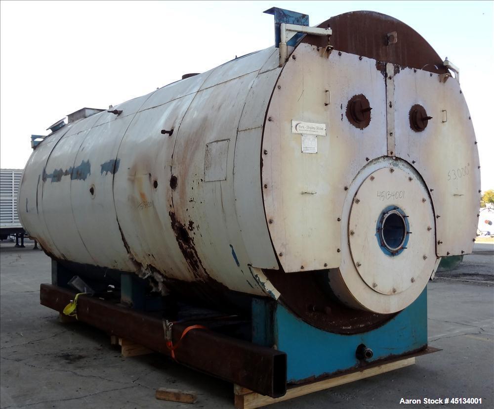 Used York & Shipley Global 700 HP Packaged Firetube Steam Boiler, Model 5112-53