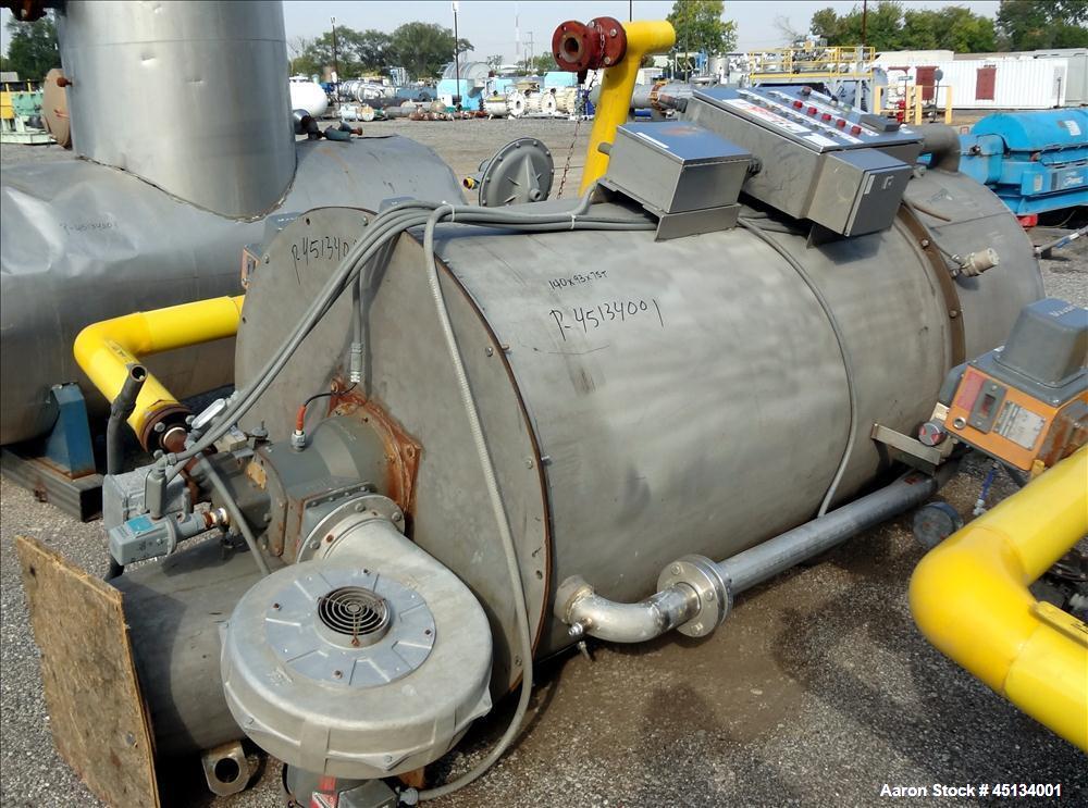 Used York & Shipley Global 700 HP Packaged Firetube Steam Boiler, Model 5112-53