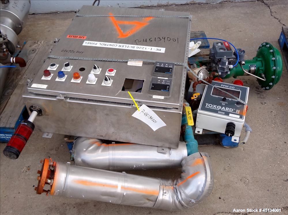 Used York & Shipley Global 700 HP Packaged Firetube Steam Boiler, Model 5112-53