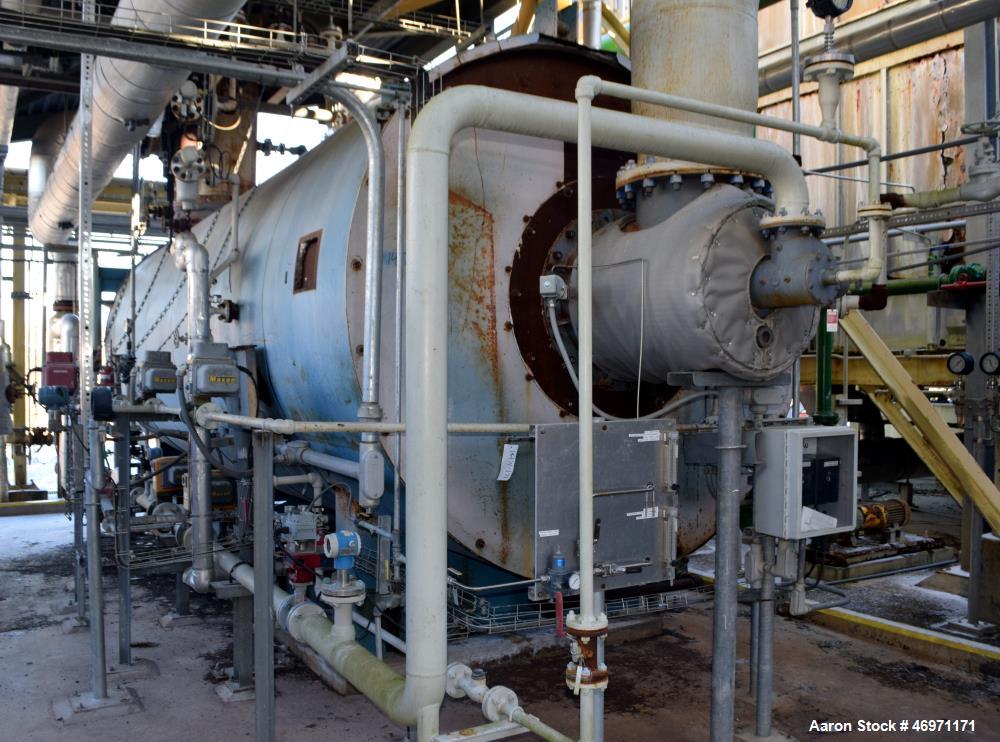 Used York Shipley Donlee Technologies 700HP Boiler, Model SPH-700-N/2. Maximum working pressure steam 300, heating surface 3500, maximum steam capacity 27,600 pounds an hour. National Board# 27714, s...
