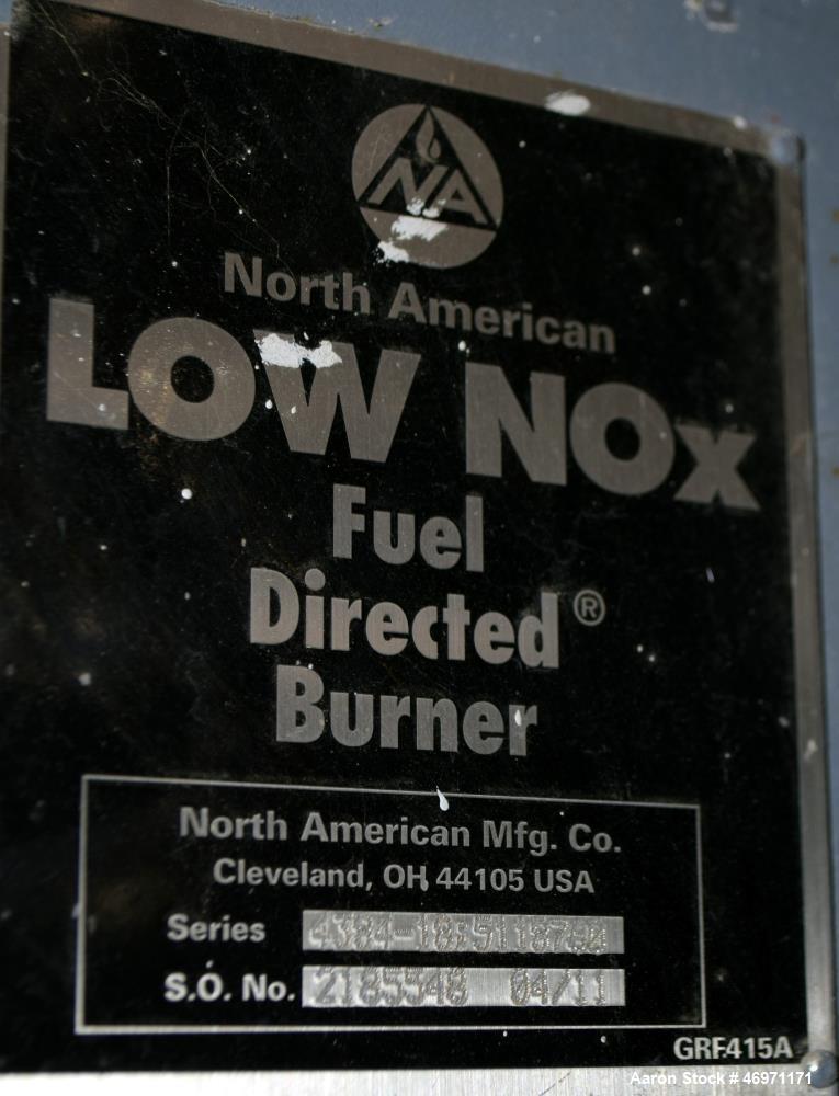 Used York Shipley Donlee Technologies 700HP Boiler, Model SPH-700-N/2. Maximum working pressure steam 300, heating surface 3500, maximum steam capacity 27,600 pounds an hour. National Board# 27714, s...