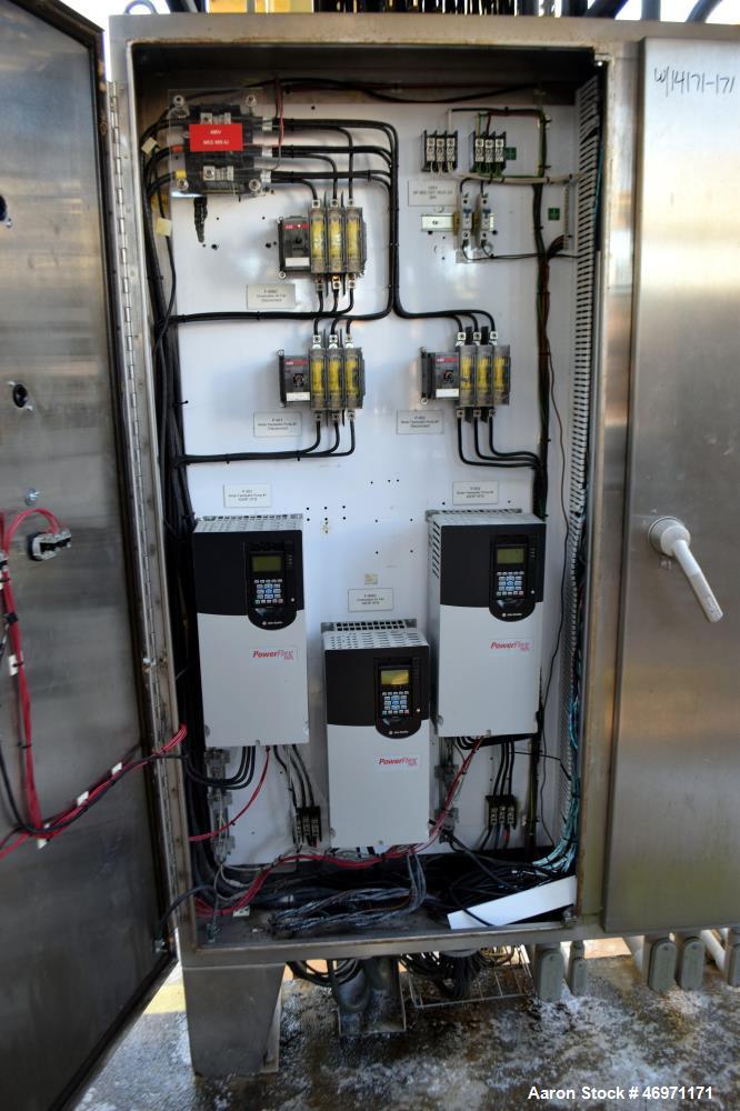 Used York Shipley Donlee Technologies 700HP Boiler, Model SPH-700-N/2. Maximum working pressure steam 300, heating surface 3500, maximum steam capacity 27,600 pounds an hour. National Board# 27714, s...