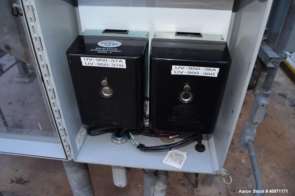 Used York Shipley Donlee Technologies 700HP Boiler, Model SPH-700-N/2. Maximum working pressure steam 300, heating surface 3500, maximum steam capacity 27,600 pounds an hour. National Board# 27714, s...