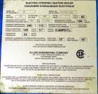 Used Allied Engineering Super Hot Boiler, Model 8E. 8Kw, 1/60/240 volt, 33 amps. 27,296 BTU/UTB, 160 psi. Temperature range 115 to 240 degrees F.