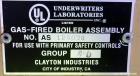 Used Clayton Industries Steam Generator, Model EG-504-1-FMB.