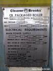 Used Cleaver Brooks 300HP Packaged Steam Boiler
