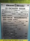 Used Cleaver Brooks 500HP Packaged Steam Boiler